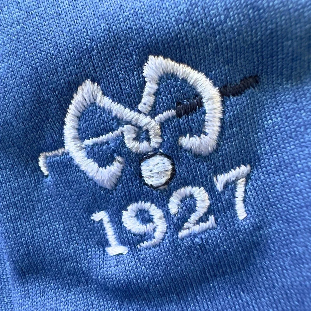KJUS Sweater Men 2XL Blue Golf Mid Layer 1/2 Zip Keano Lightweight UPF Quick Dry